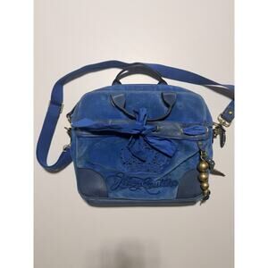 Y2K vintage Juicy Couture regal blue laptop bag